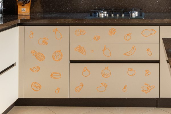 Интерьерные наклейки для кухни