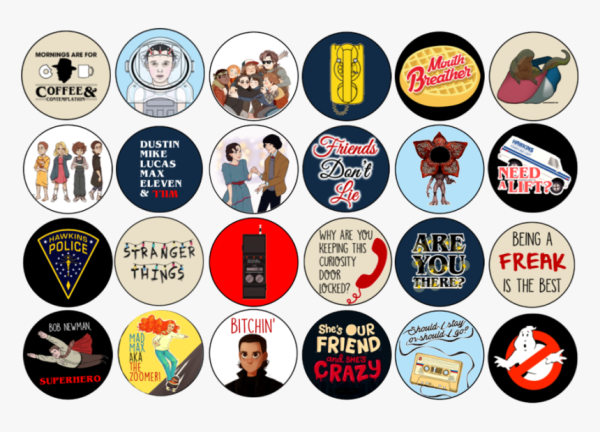 Стикеры очень странные дела