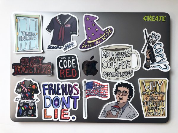 Стикеры stranger things