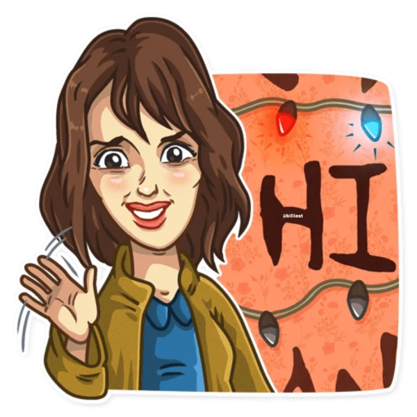 Стикеры stranger things