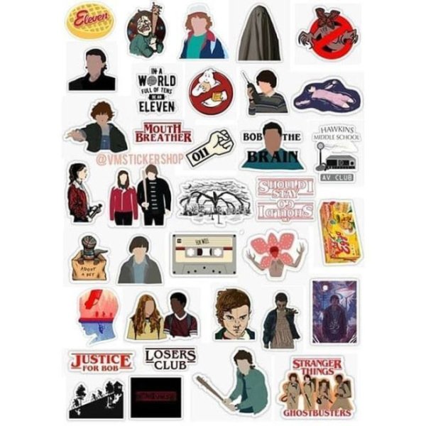 Стикеры stranger things