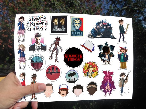 Стикеры очень странные дела