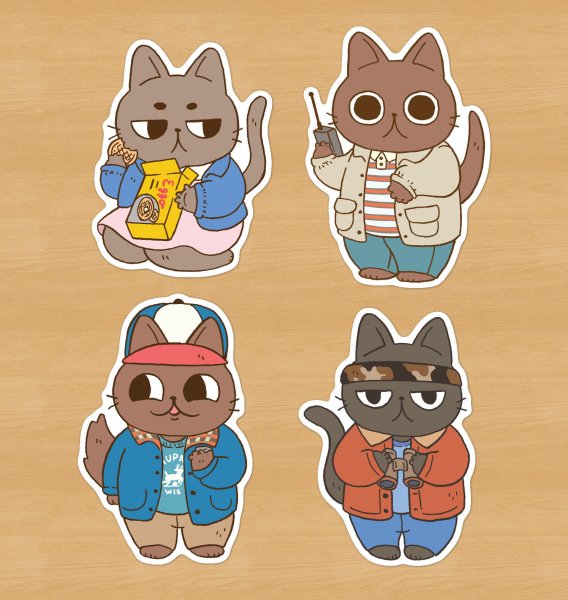 Стикеры stranger things Демогоргон