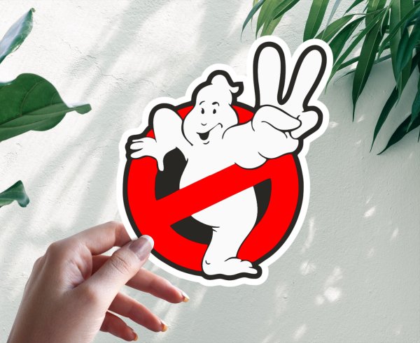 Наклейка охотники за привидениями