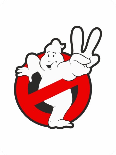 Наклейка охотники за привидениями