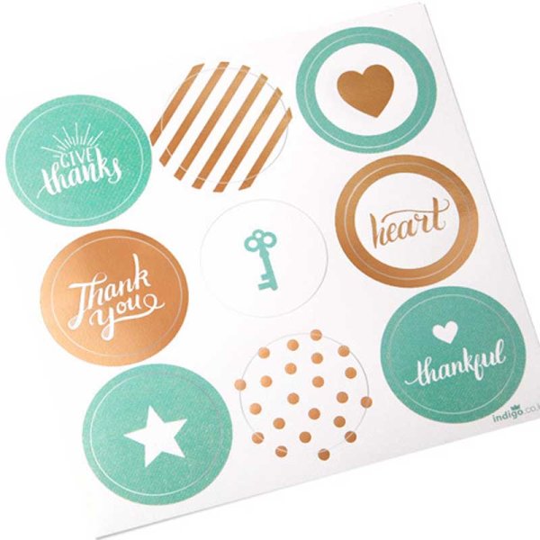 Круглые наклейки для упаковки