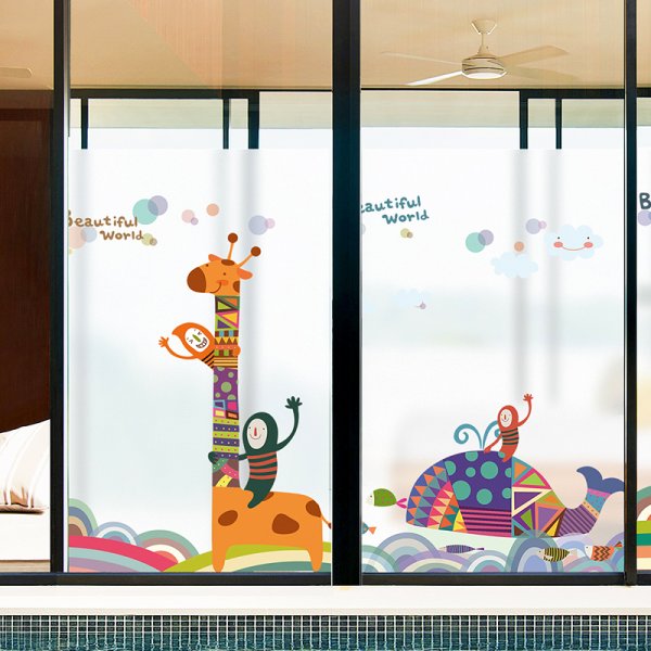 Рекламные наклейки на стекло