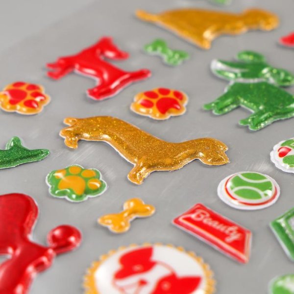 Стикеры из пластика