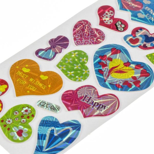 Пластик с наклейкой