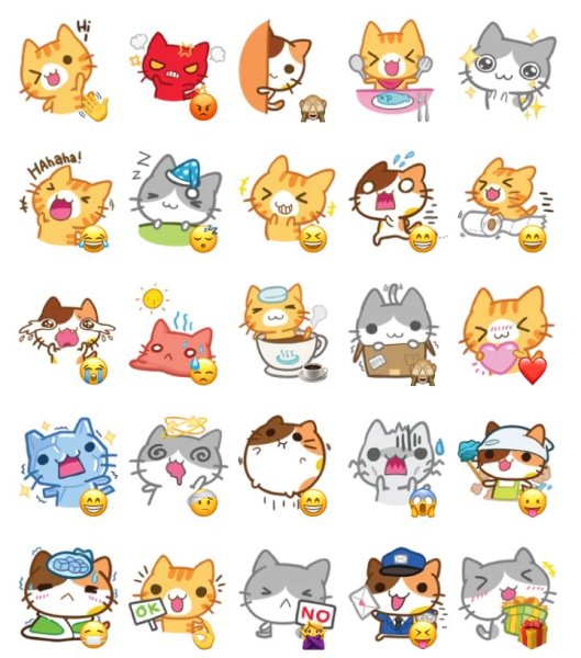 Стикеры котята