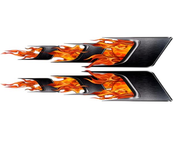 Наклейки пламя