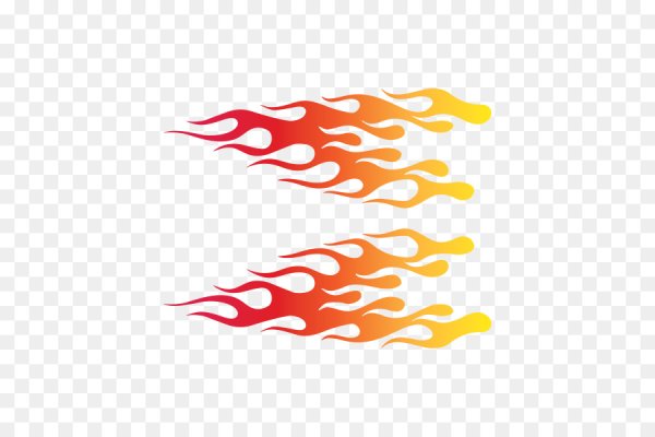 Огненные наклейки