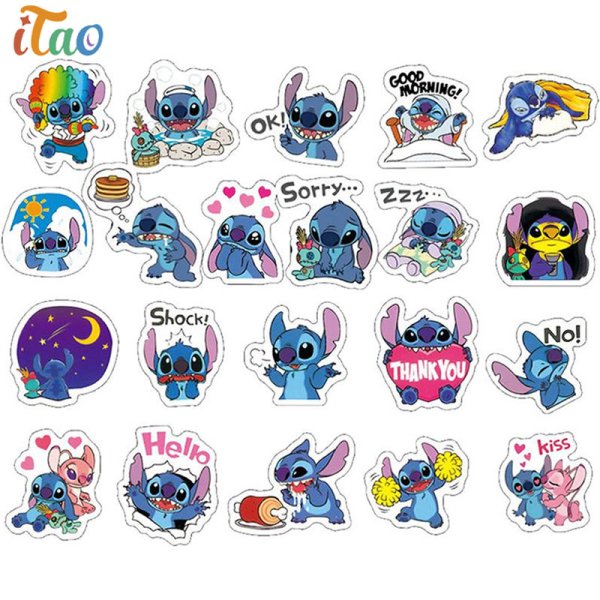 Стикеры для наклеек Стич