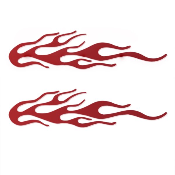 Наклейка огонь на машину