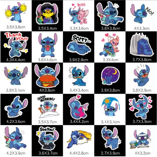 Наклейки Стич