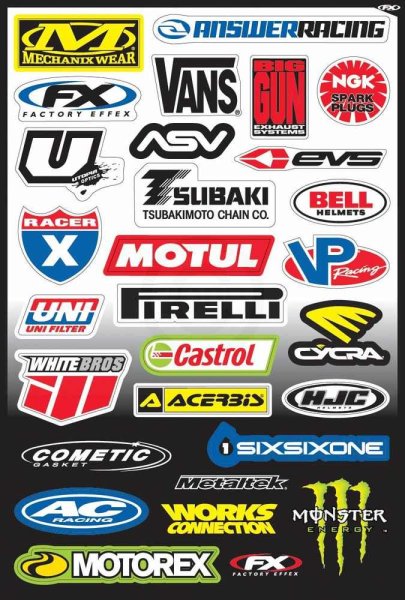 Спонсорские наклейки на авто