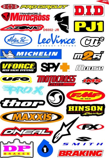 Спортивные наклейки на авто