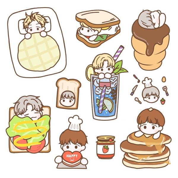 Наброски идеи для стикеров