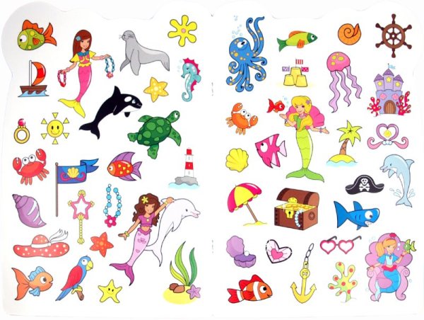 Маленькие наклейки