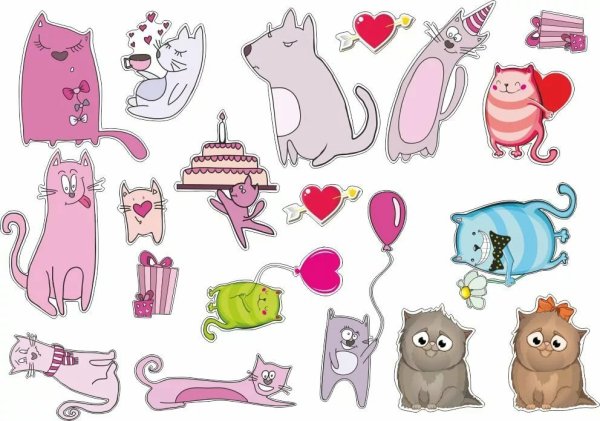 Стикеры наклейки для личного дневника