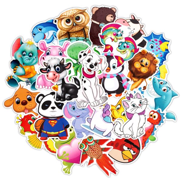 Животные (с наклейками)_