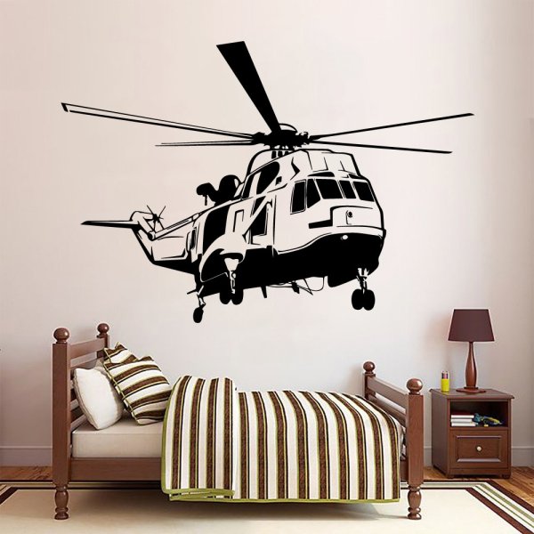 Вертолет Апачи в векторе