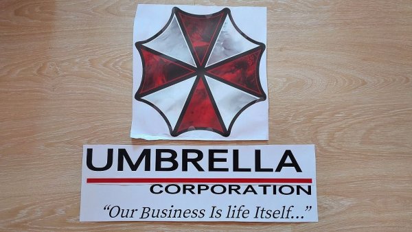 Наклейки на авто Амбрелла Корпорейшн