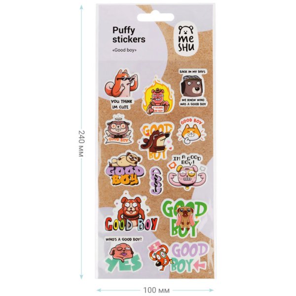 Meshu наклейки