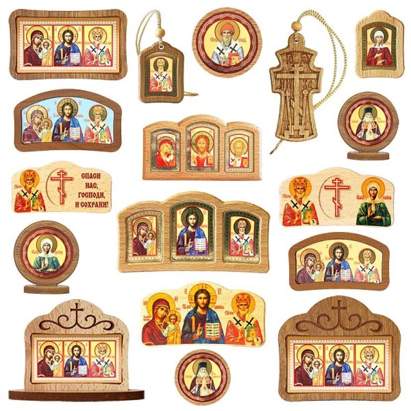 Голгофский крест наклейка