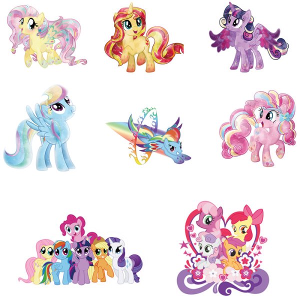 Наклейки с поняшками