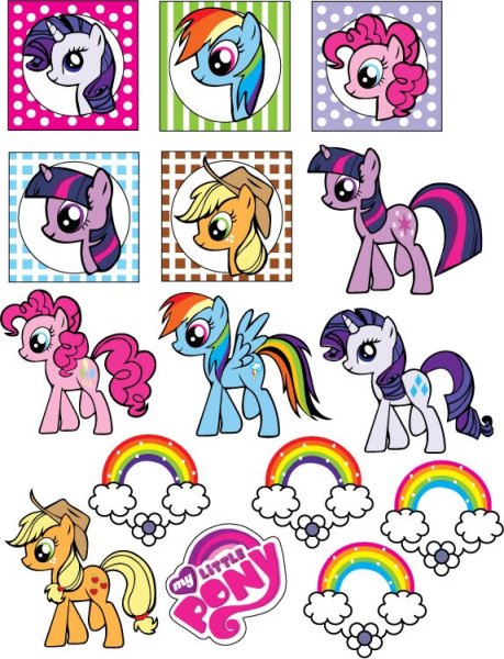 Пони картинки для печати