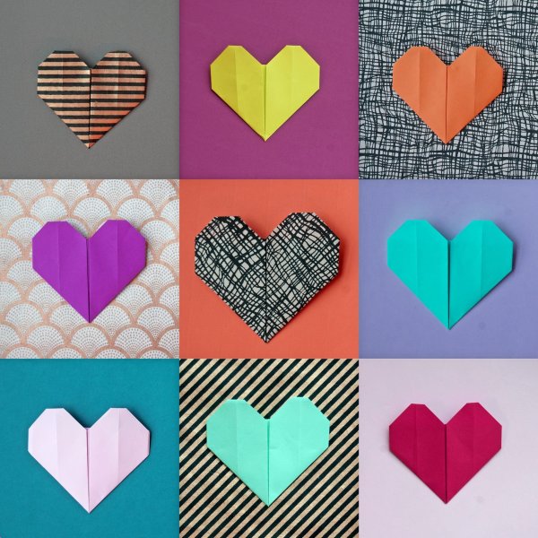 Оригами из стикеров