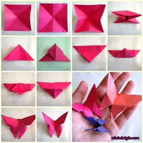 Оригами звери вектор