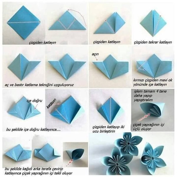 Панно оригами