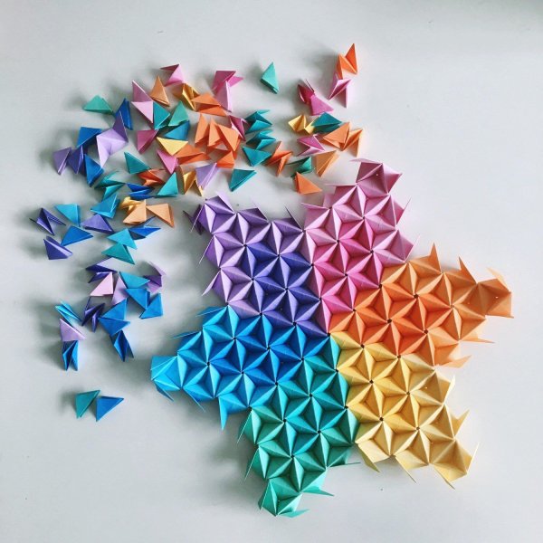 Сердечко из бумаги