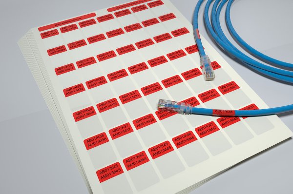 Маркировочные бирки для кабеля UTP 5e