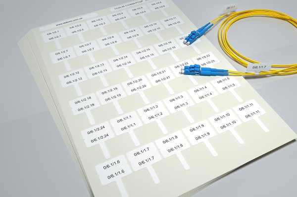 Стикеры для кабеля UTP