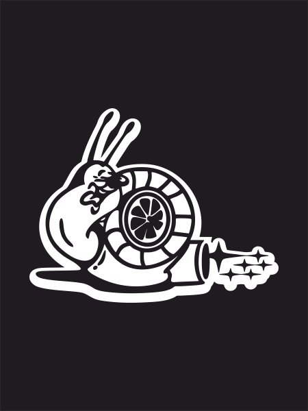 Турбо улитка наклейка