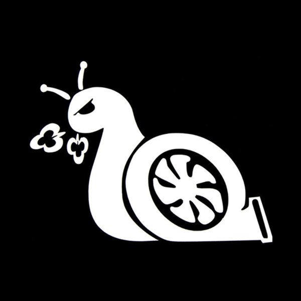 Виниловая наклейка турбина