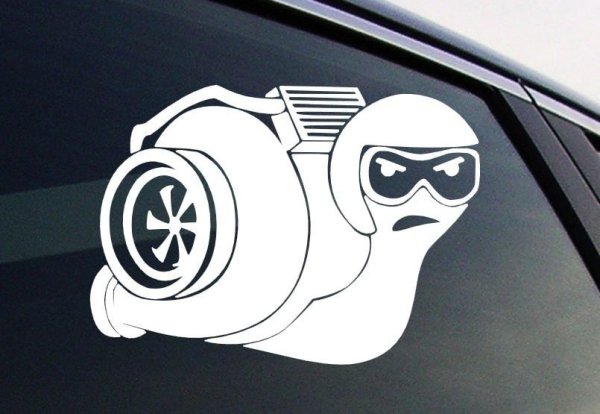 Турбо улитка наклейка