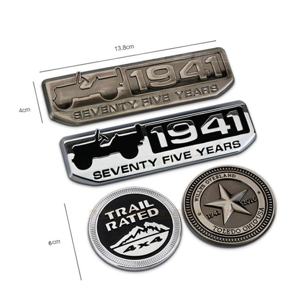 Металлические наклейки на авто