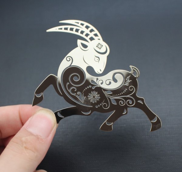 Металлостикер с логотипом