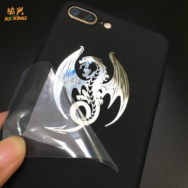 Металлические наклейки с логотипом