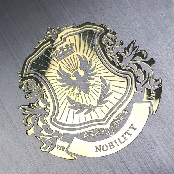 Металлические наклейки