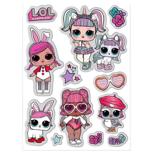 Наклейки из куклы ЛОЛ