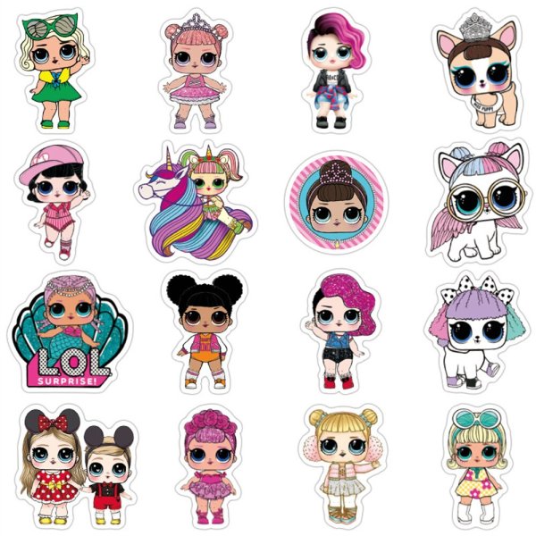 Кукла lol Стикеры