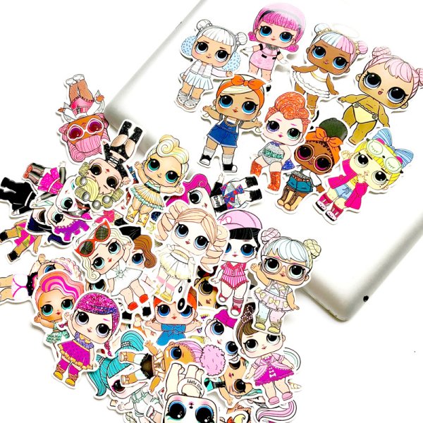 Стикеры ЛОЛ куклы
