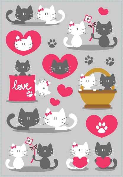 Маленькие наклейки