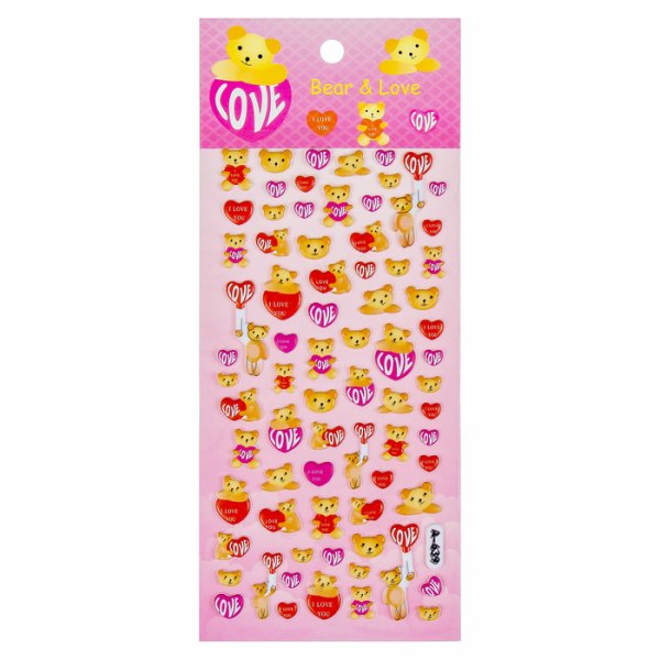 Наклейки с блестками