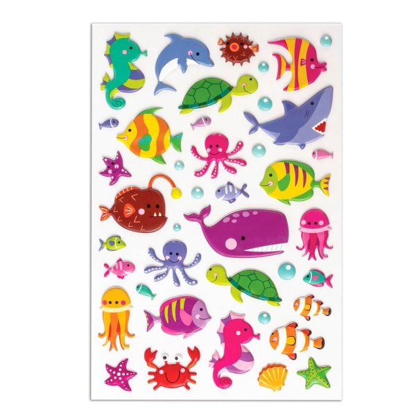 Наклейки объемные детские